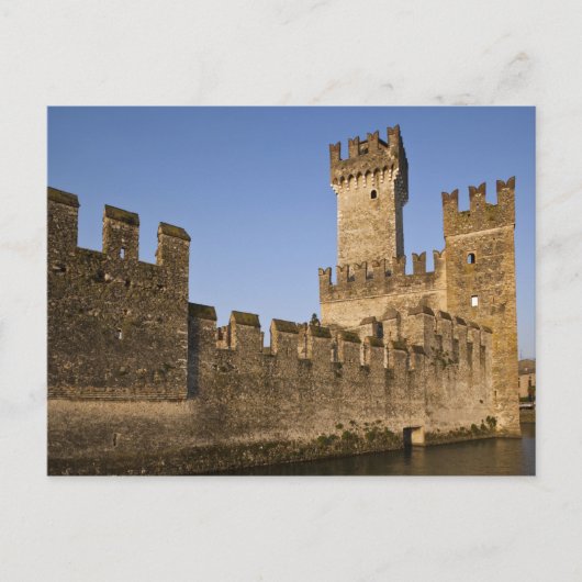 Italien, Provinz Brescia, Sirmione. Castello Postkarte (Vorderseite)