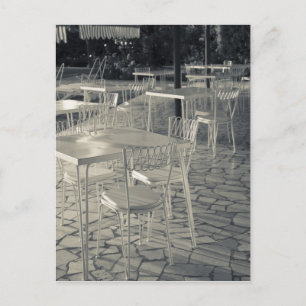 Italien, Provinz Brescia, Sirmione. Seecafé Postkarte