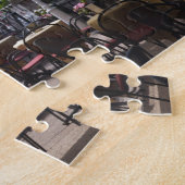 Italien, Provinz Como, Bellagio. Café am See. Puzzle (Seite)