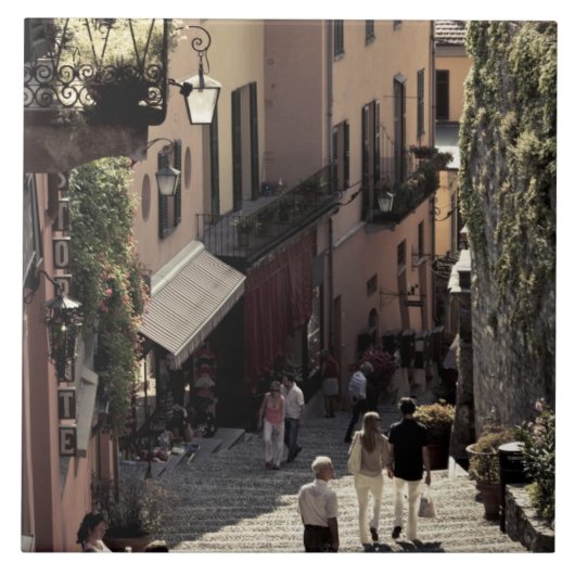 Italien, Provinz Como, Bellagio. Salita 2 Fliese (Vorderseite)