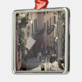 Italien, Provinz Como, Bellagio. Salita 2 Silbernes Ornament (Links)