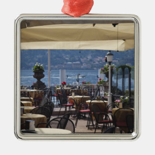 Italien, Provinz Como, Bellagio. Seecafé. Ornament Aus Metall