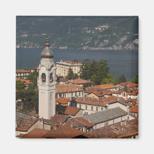Italien, Provinz Como, Menaggio. Stadtansicht und Magnet