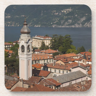 Italien, Provinz Como, Menaggio. Stadtansicht und  Untersetzer