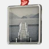 Italien, Provinz Como, Tremezzo. Seehecht Ornament Aus Metall (Links)