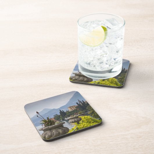 Italien, Provinz Lecco, Varenna. Villa Monastero,  Getränkeuntersetzer (Rechte Seite)