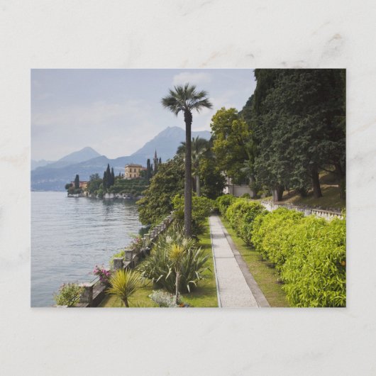 Italien, Provinz Lecco, Varenna. Villa Monastero, Postkarte (Vorderseite)