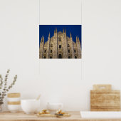 Italien, Provinz Mailand, Mailand. Kathedrale von  Poster (Küche)