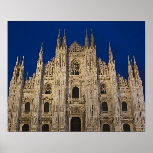 Italien, Provinz Mailand, Mailand. Kathedrale von  Poster (Vorne)