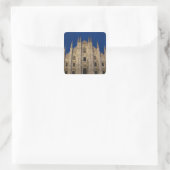 Italien, Provinz Mailand, Mailand. Kathedrale von  Quadratischer Aufkleber (Tasche)