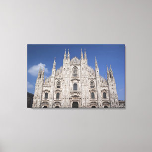 Italien, Provinz Mailand, Mailand. Mailänder Dom, Leinwanddruck
