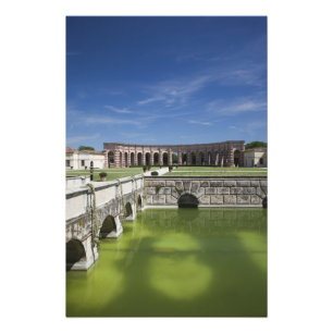 Italien, Provinz Mantua, Mantua. Hof, Fotodruck