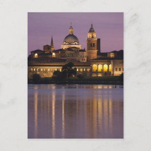 Italien, Provinz Mantua, Mantua. Stadtansicht und Postkarte