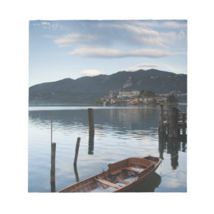 Italien, Provinz Novara, Orta San Giulio. Isola Notizblock