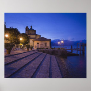 Italien, Provinz Verbano-Cusio-Ossola, Cannobio. Poster
