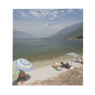 Italien, Provinz Verona, Brenzone. Gardasee Notizblock