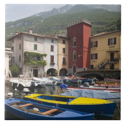 Italien, Provinz Verona, Malcesine. Klasse alt 2 Fliese (Vorderseite)