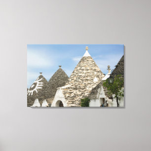 Italien, Puglia, Alberobello, Terra dei Trulli, Leinwanddruck