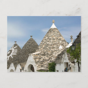 Italien, Puglia, Alberobello, Terra dei Trulli, Postkarte