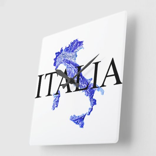 Italien Quadratische Wanduhr (Winkel)