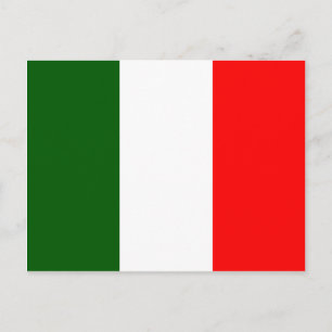 Italien-Qualitäts-Flagge Postkarte