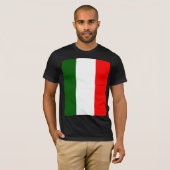 Italien-Qualitäts-Flagge T-Shirt (Vorne ganz)