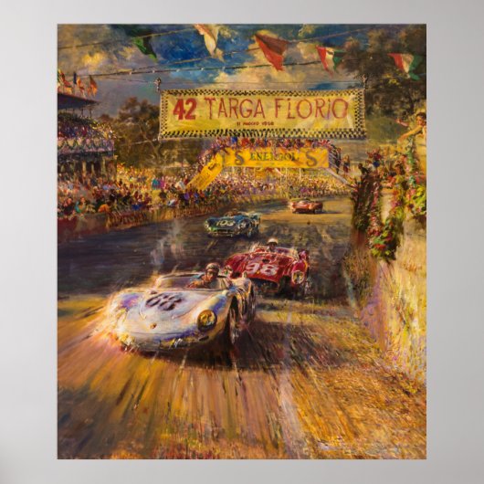 Italien Racing Poster Art (Vorne)