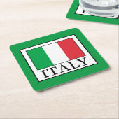 Italien Rechteckiger Pappuntersetzer (angewinkelt)