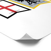 Italien Region Flaggen Poster (Ecke)