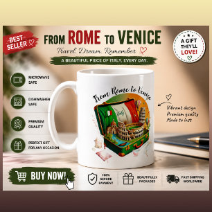 Italien Reise Sehenswürdigkeiten Kaffeetasse   Rom