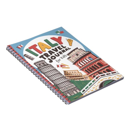 Italien Reisejournal für Kinder Notizblock (Rechte Seite)