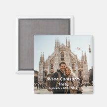 Italien Reisen Custom Foto Souvenir Magnet