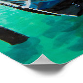 Italien Reisen - VENICE AquarellSouvenir Poster (Ecke)