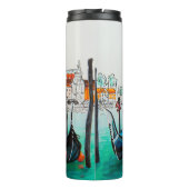 Italien Reisen - VENICE AquarellSouvenir Thermosbecher (Rückseite)