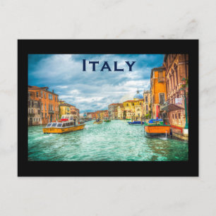 Italien Reisen Vintage Tourismus Zusatz Postkarte