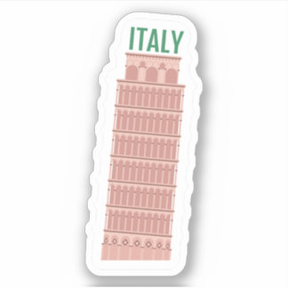 Italien Reisen Vinyl Sticker