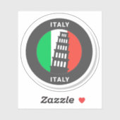 Italien Reisen Vinyl Sticker (Blatt)