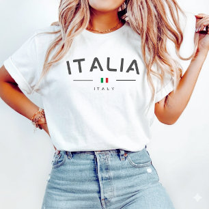 Italien Reisende italienische Flagge Italien Urlau T-Shirt