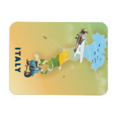 Italien Reiseplakat. Magnet (Horizontal)