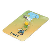 Italien Reiseplakat. Magnet (Linke Seite)