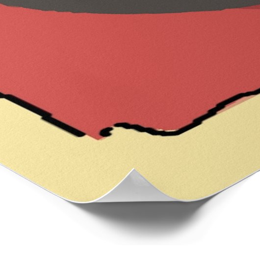 Italien, Reiseplakat Poster (Ecke)