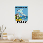 Italien Reiseplakat Poster (Küche)