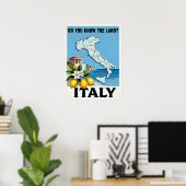 Italien Reiseplakat Poster (Heimbüro)