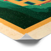 Italien Reiseplakat Poster (Ecke)