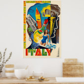 Italien Reiseplakat Poster (Küche)