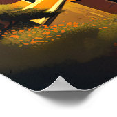 Italien Reiseplakat Poster (Ecke)