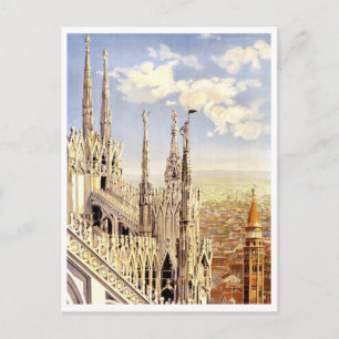 Italien Reiseplakat Postkarte im Vintage-Stil