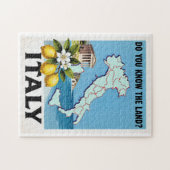 Italien Reiseplakat Puzzle (Horizontal)