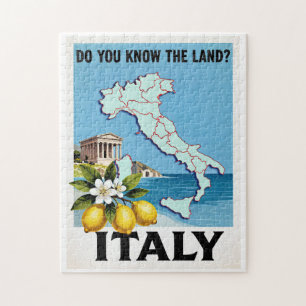 Italien Reiseplakat Puzzle