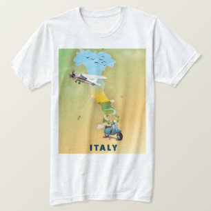 Italien Reiseplakat. T-Shirt